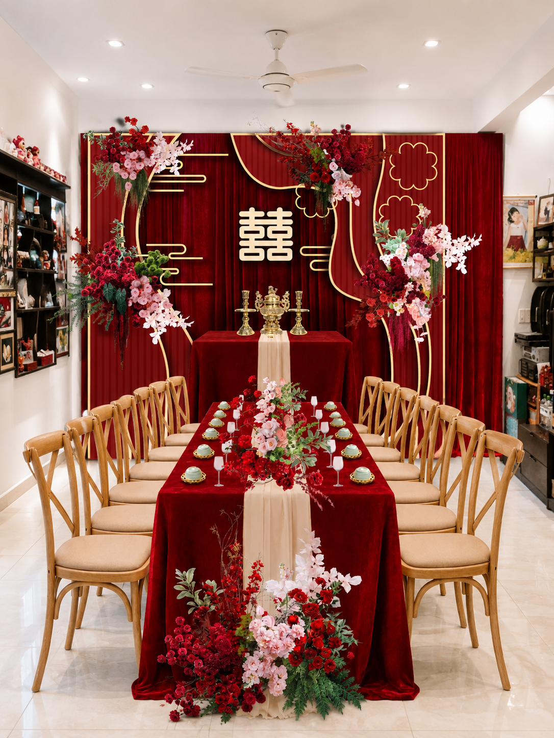Backdrop sang trọng hiện đại