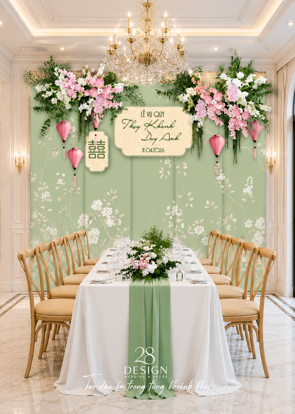 Thiết kế cưới tone pastel
